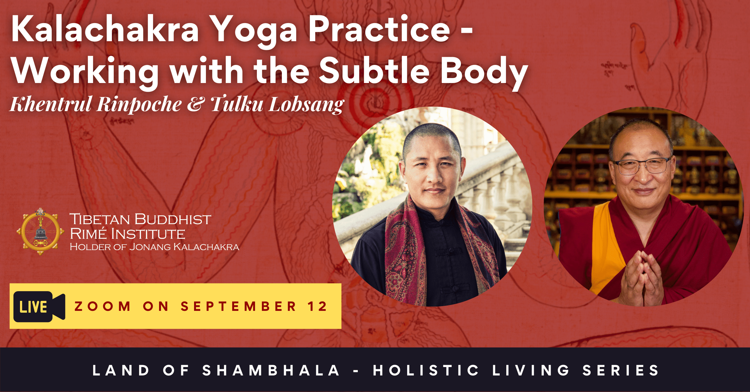 Online: Kalachakra Yoga Practice –  Working with the Subtle Body