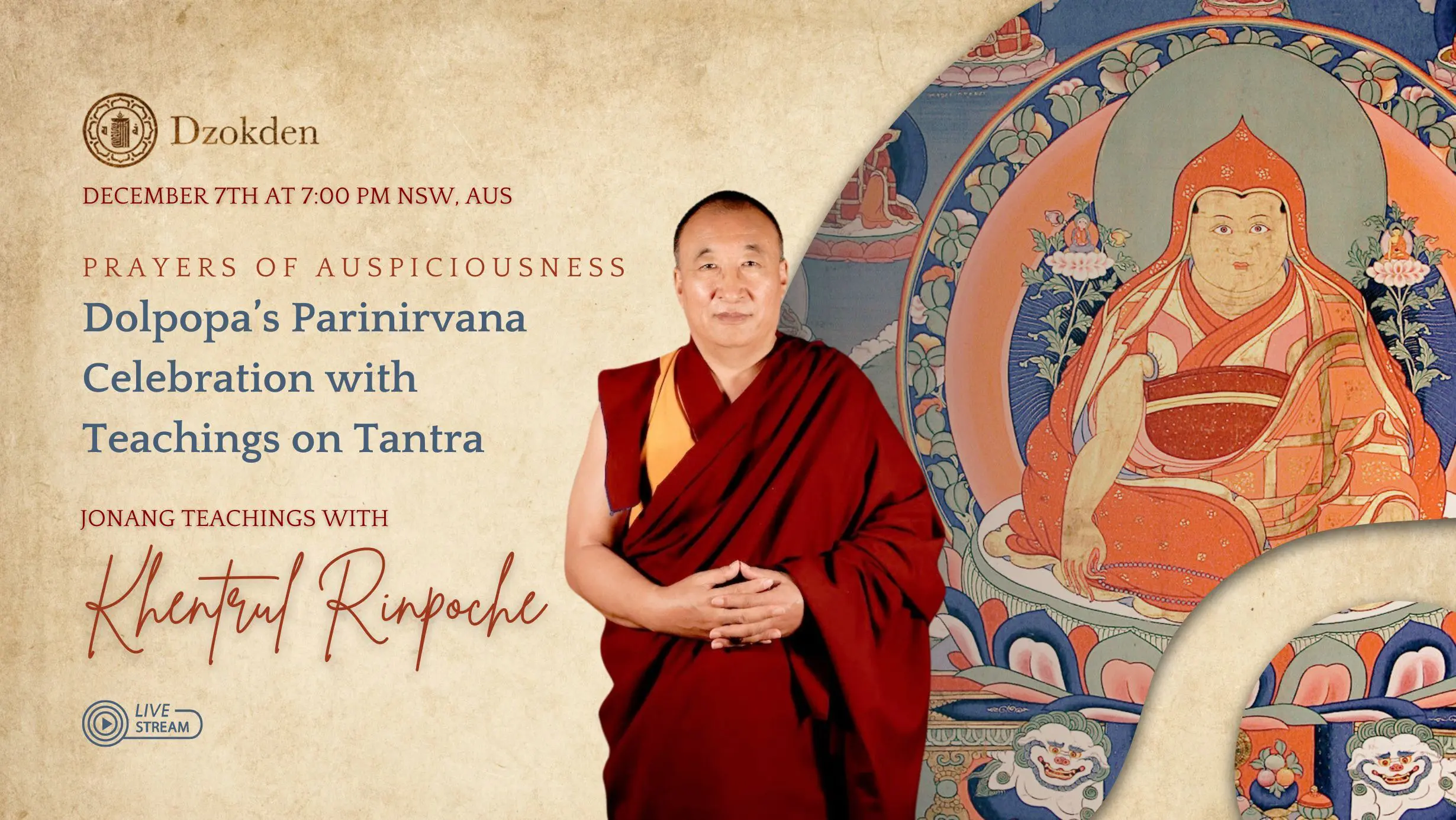 Dolpopa’s Parinirvana Celebration with Teachings on Tantra