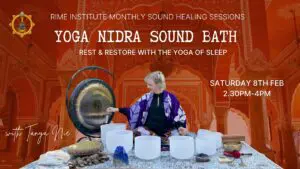 Yoga Nidra Sound Bath. Rest and Restore with the yoga of sleep