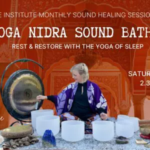 Yoga Nidra Sound Bath. Rest and Restore with the yoga of sleep