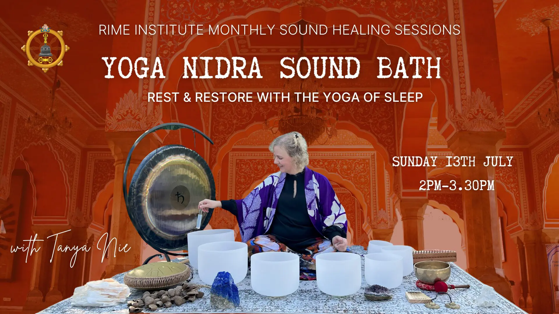 Yoga Nidra Sound Bath. Rest and Restore with the yoga of sleep