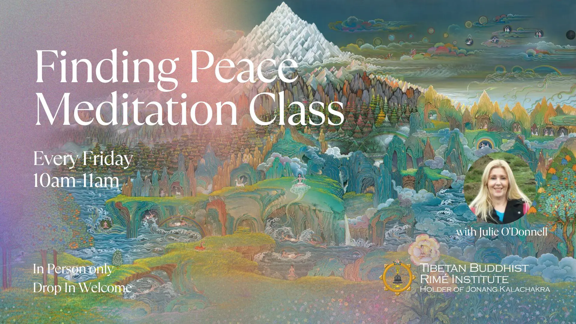 Finding Peace Meditation Class with Julie O'Donnell