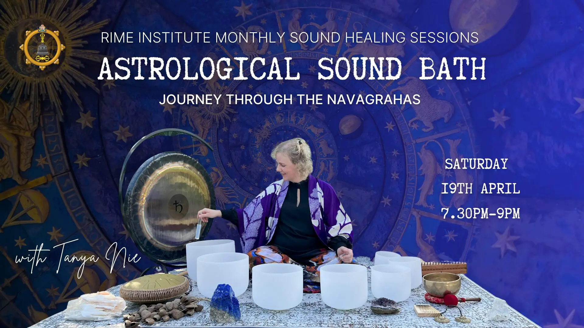 Astrological sound bath, journey through the navagrahas