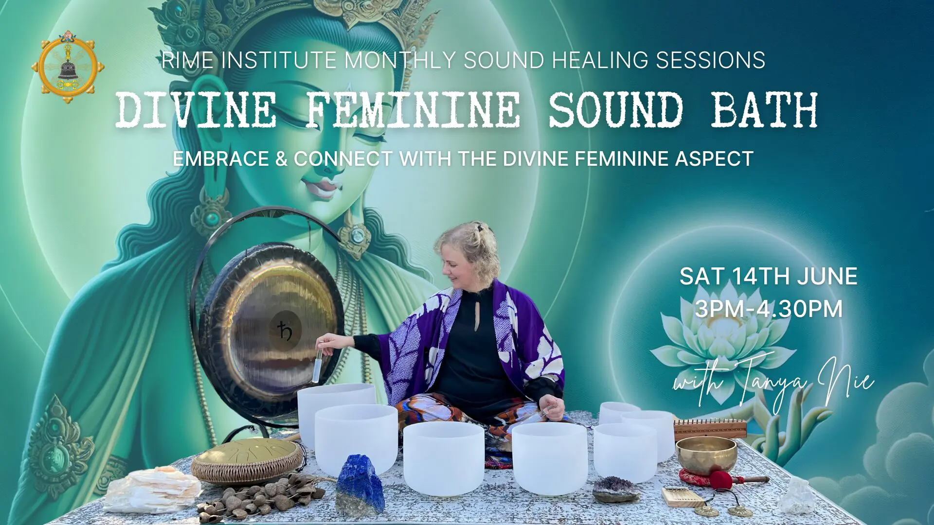 Divine feminine sound bath, embrace and connect with the divine feminine aspect