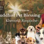 Buddhist Pet Blessing with Khentrul Rinpoche