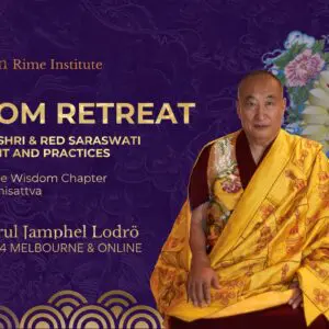 Wisdom Retreat: White Manjushri and Red Saraswati Empowerments with Khentrul Rinpoche