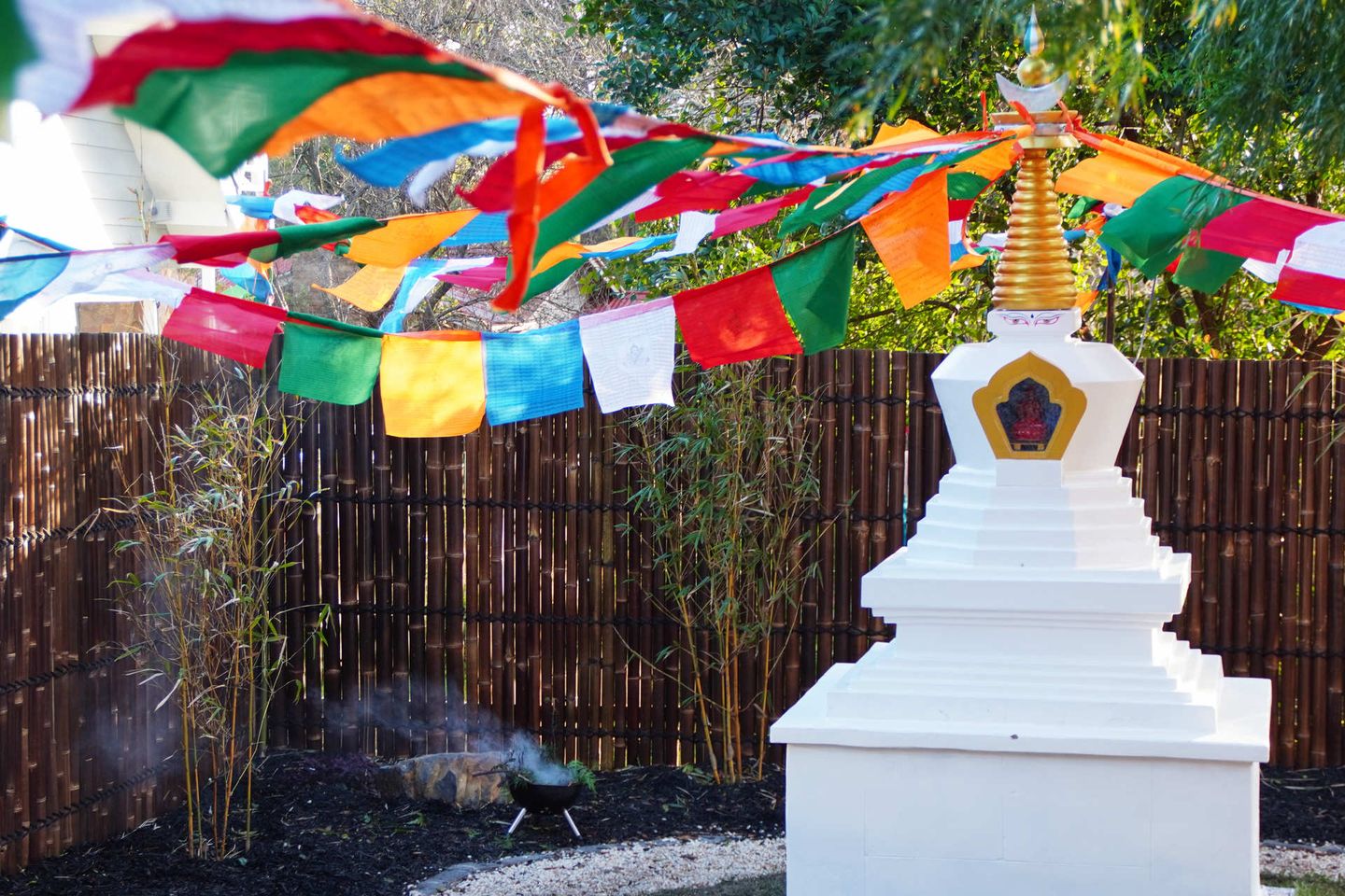 Rejoice! Sangha Unifying Stupa Complete