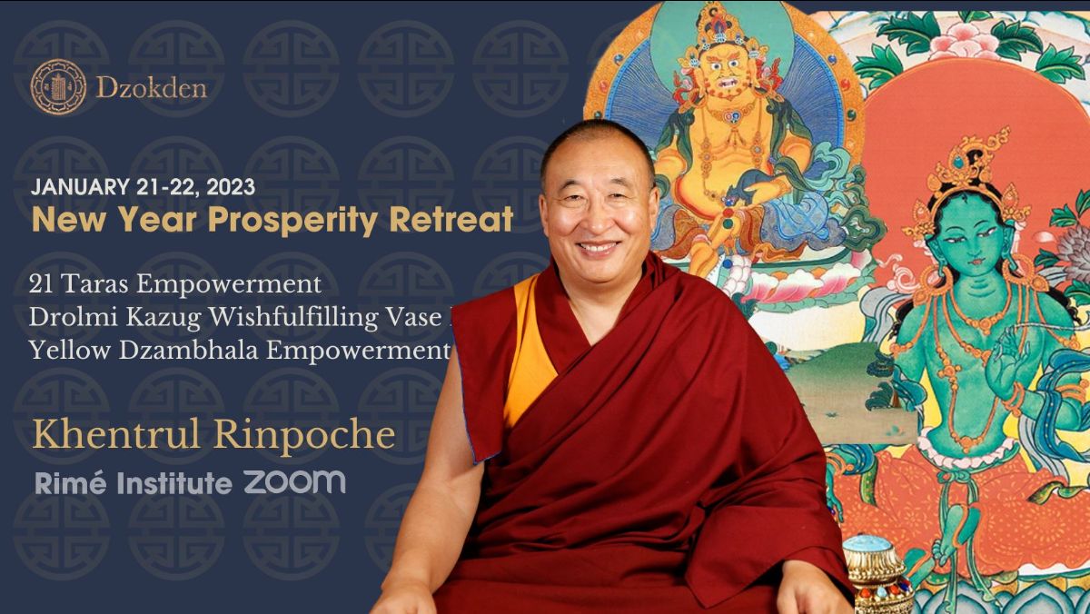 InPerson Lunar New Year Prosperity Retreat (Yellow Dzambhala & 21