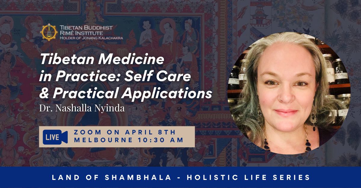 Tibetan Medicine In Practice Self Care Practical Applications Holistic Life Series